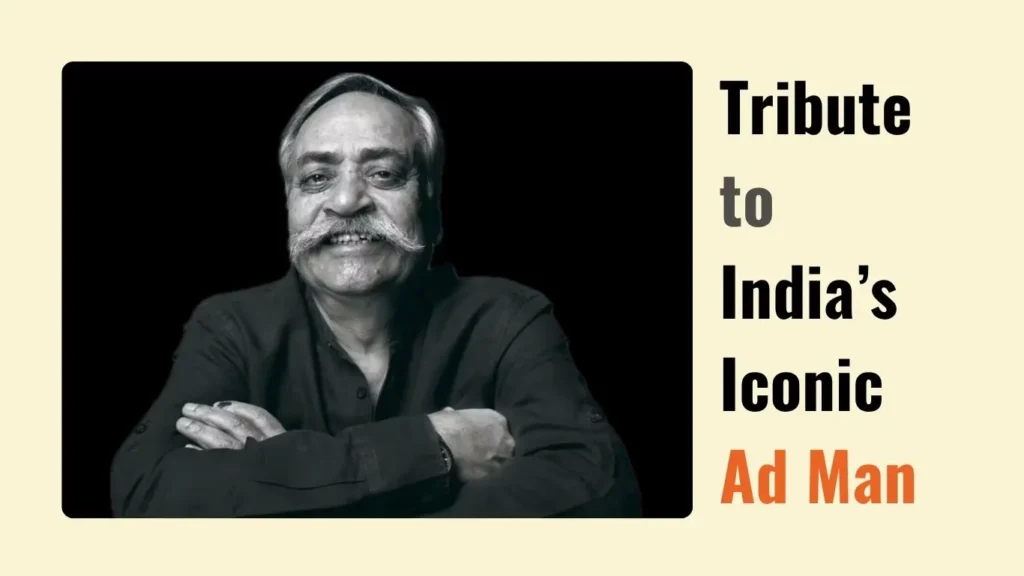 tribute to piyush pandey by smm expert in kochi