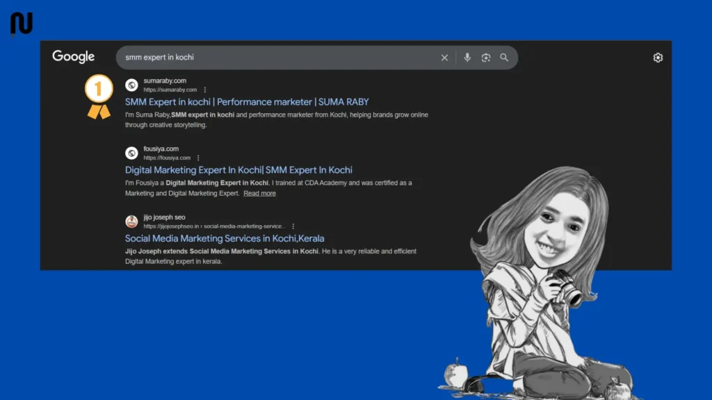 smm expert in kochi reached first in google